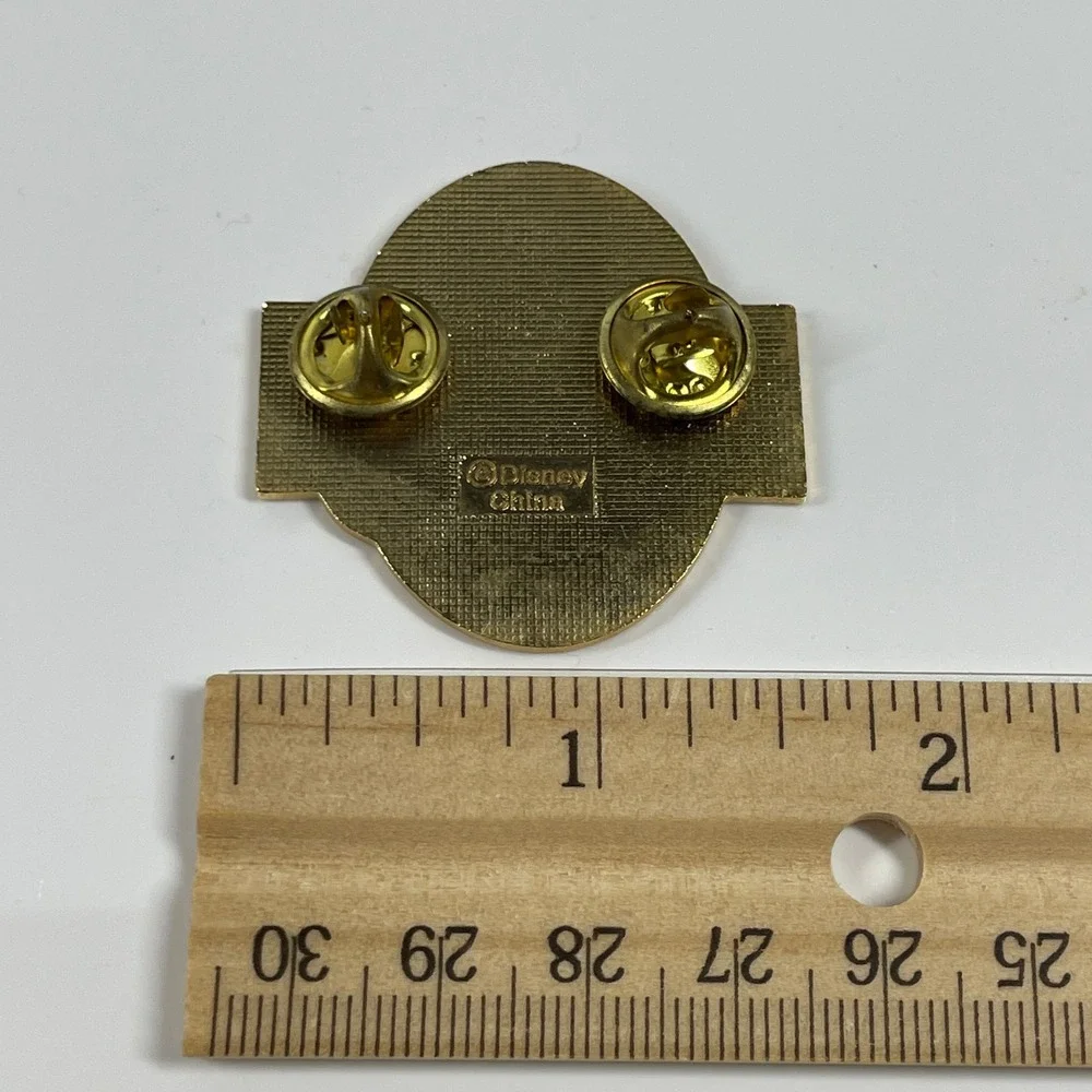 Disney Cruise Line Captain Mickey Mouse Pin Vintage Gold Tone Enamel Sailor Hat